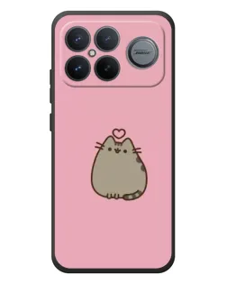 Чехол для Xiaomi Poco F8 Ultra с картинкой «Pusheen сердце» Чехол для Xiaomi Poco F8 Ultra с картинкой «Pusheen сердце»