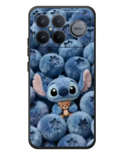 Чехол для Xiaomi Poco F8 Ultra с картинкой «Стич и голубика» Чехол для Xiaomi Poco F8 Ultra с картинкой «Стич и голубика»