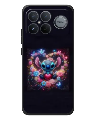 Чехол для Xiaomi Poco F8 Ultra с картинкой «Stitch в цветах» Чехол для Xiaomi Poco F8 Ultra с картинкой «Stitch в цветах»