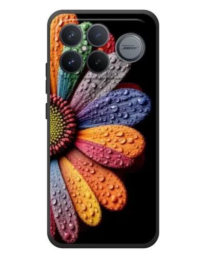Чехол для Xiaomi Poco F8 Ultra с картинкой «Радужный цветок» Чехол для Xiaomi Poco F8 Ultra с картинкой «Радужный цветок»