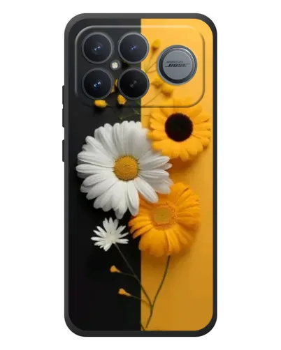 Чехол для Xiaomi Poco F8 Ultra с картинкой «Подсолнух и ромашка» Чехол для Xiaomi Poco F8 Ultra с картинкой «Подсолнух и ромашка»