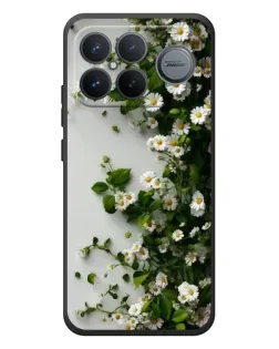 Чехол для Xiaomi Poco F8 Ultra с картинкой «Ветка мелких белых цветов» Чехол для Xiaomi Poco F8 Ultra с картинкой «Ветка мелких белых цветов»