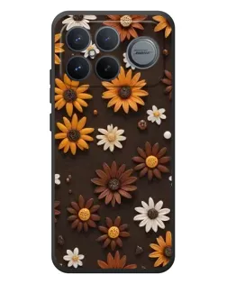 Чехол для Xiaomi Poco F8 Ultra с картинкой «Узор из маленьких подсолнухов» Чехол для Xiaomi Poco F8 Ultra с картинкой «Узор из маленьких подсолнухов»