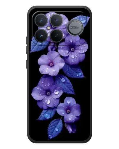 Чехол для Xiaomi Poco F8 Ultra с картинкой «Фиолетовые цветы с росою» Чехол для Xiaomi Poco F8 Ultra с картинкой «Фиолетовые цветы с росою»