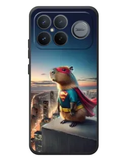 Чехол для Xiaomi Poco F8 Ultra с картинкой «Капи-мен супергерой»