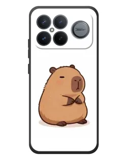 Чехол для Xiaomi Poco F8 Ultra с картинкой «Толстенькая капибара»