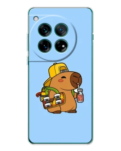 Чохол для Xiaomi Poco F9 Ultra з картинкою «Капібара на скейті»