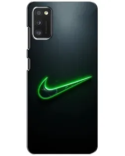 Чехол для Xiaomi POCO M3 Pro (4G/5G) с картинкой «Неоновый контур Nike»