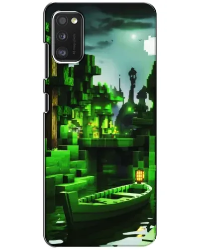 Чехол для Xiaomi POCO M3 Pro (4G/5G) с картинкой «Minecraft лесной пейзаж»