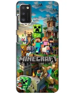 Чехол для Xiaomi POCO M3 Pro (4G/5G) с картинкой «Замок Minecraft»