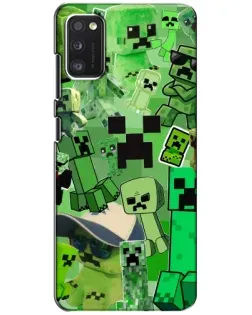 Чехол для Xiaomi POCO M3 Pro (4G/5G) с картинкой «Криперы Minecraft»