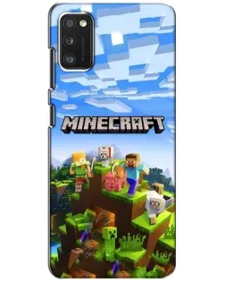 Чехол для Xiaomi POCO M3 Pro (4G/5G) с картинкой «Minecraft классический мир»