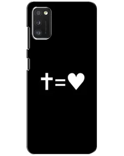Чехол для Xiaomi POCO M3 Pro (4G/5G) с картинкой «Крест и Сердце»