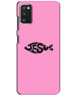 Чехол для Xiaomi POCO M3 Pro (4G/5G) с картинкой «Розовый символ  Jesus»