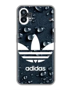 Чехол для Xiaomi Poco M4 5G с картинкой «Adidas Trefoil Blue»