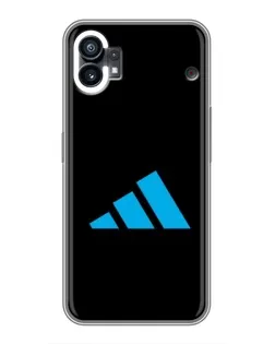 Чехол для Xiaomi Poco M4 5G с картинкой «Adidas Cyan Logo»