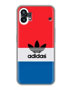 Чехол для Xiaomi Poco M4 5G с картинкой «Ретро блоки Adidas»
