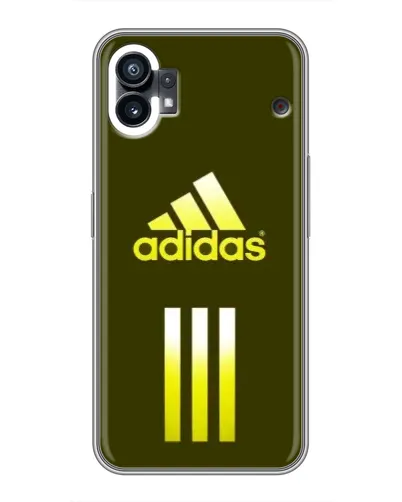Чехол для Xiaomi Poco M4 5G с картинкой «Оливковый градиент Adidas»