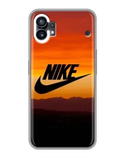 Чехол для Xiaomi Poco M4 5G с картинкой «Nike — вечерний горизонт»