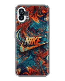 Чехол для Xiaomi Poco M4 5G с картинкой «Nike в абстракции»