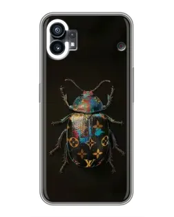 Чехол для Xiaomi Poco M4 5G с картинкой «LV — мраморный принт»
