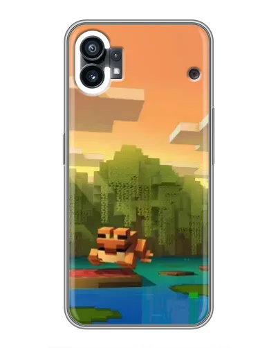 Чехол для Xiaomi Poco M4 5G с картинкой «Майнкрафт закат солнца» Чехол для Xiaomi Poco M4 5G с картинкой «Майнкрафт закат солнца»