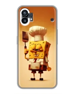 Чехол для Xiaomi Poco M4 5G с картинкой «Губка Боб повар» Чехол для Xiaomi Poco M4 5G с картинкой «Губка Боб повар»