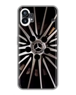 Чехол для Xiaomi Poco M4 5G с картинкой «Диск Mercedes»