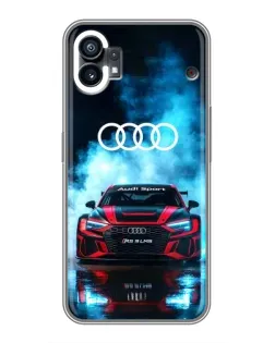 Чохол для Xiaomi Poco M4 5G з картинкою «Audi Sport — неон»