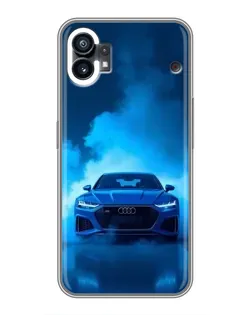 Чохол для Xiaomi Poco M4 5G з картинкою «Audi — блакитна енергія»