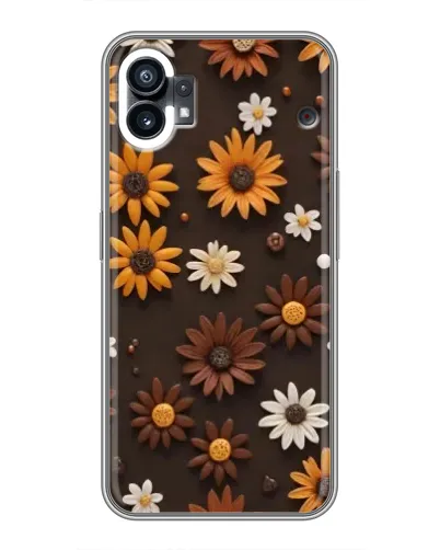 Чехол для Xiaomi Poco M4 5G с картинкой «Узор из маленьких подсолнухов» Чехол для Xiaomi Poco M4 5G с картинкой «Узор из маленьких подсолнухов»