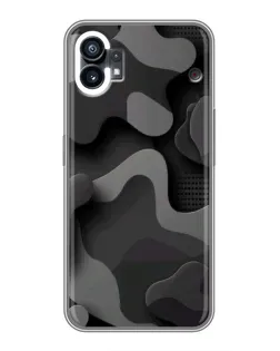 Чехол для Xiaomi Poco M4 5G с картинкой «Темный абстрактный камуфляж»