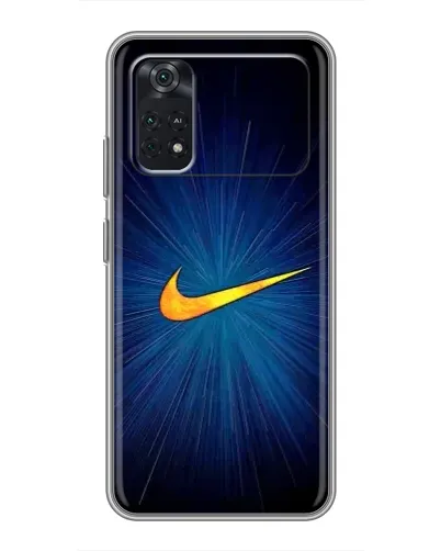 Чехол для Xiaomi POCO M4 Pro 5G с картинкой «Синий пульс Nike» Чехол для Xiaomi POCO M4 Pro 5G с картинкой «Синий пульс Nike»