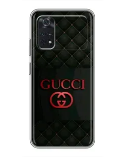 Чехол для Xiaomi POCO M4 Pro 5G с картинкой «Gucci — стеганый черный» Чехол для Xiaomi POCO M4 Pro 5G с картинкой «Gucci — стеганый черный»