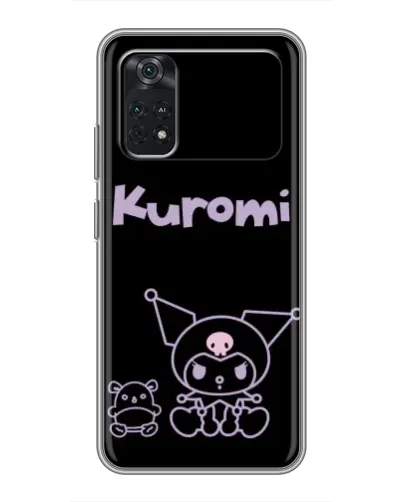 Чехол для Xiaomi POCO M4 Pro 5G с картинкой «Kuromi — черный минимализм» Чехол для Xiaomi POCO M4 Pro 5G с картинкой «Kuromi — черный минимализм»