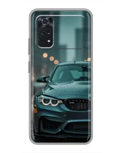 Чехол для Xiaomi POCO M4 Pro 5G с картинкой «BMW в огнях города» Чехол для Xiaomi POCO M4 Pro 5G с картинкой «BMW в огнях города»