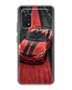 Чехол для Xiaomi POCO M4 Pro 5G с картинкой «BMW на красной дорожке» Чехол для Xiaomi POCO M4 Pro 5G с картинкой «BMW на красной дорожке»