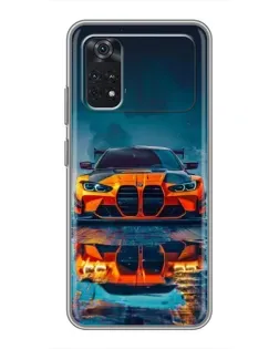 Чехол для Xiaomi POCO M4 Pro 5G с картинкой «BMW — золотая эмблема» Чехол для Xiaomi POCO M4 Pro 5G с картинкой «BMW — золотая эмблема»
