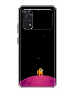 Чохол для Xiaomi POCO M4 Pro 5G з картинкою «Самотній герой на планеті»