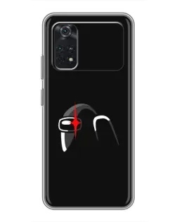 Чохол для Xiaomi POCO M4 Pro 5G з картинкою «Among Us шолом»