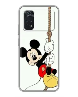 Чехол для Xiaomi POCO M4 Pro 5G с картинкой «Mickey на канате»