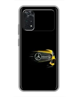 Чехол для Xiaomi POCO M4 Pro 5G с картинкой «Mercedes — ретро стиль»