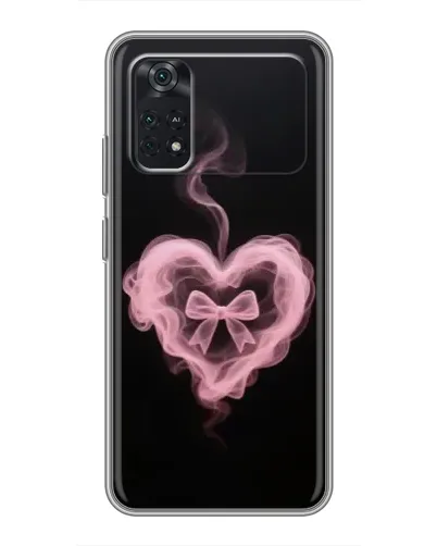 Чехол для Xiaomi POCO M4 Pro 5G с картинкой «Дымчатое сердце»