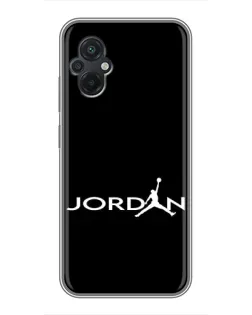 Чохол для Xiaomi POCO M5 з картинкою «Jordan White Logo» Чохол для Xiaomi POCO M5 з картинкою «Jordan White Logo»