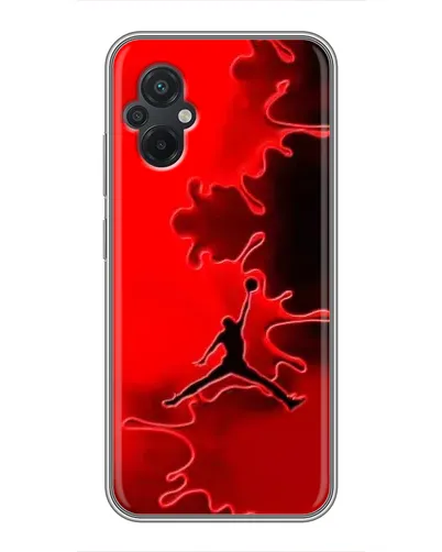 Чехол для Xiaomi POCO M5 с картинкой «Jordan Red Smoke» Чехол для Xiaomi POCO M5 с картинкой «Jordan Red Smoke»