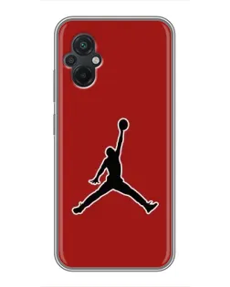 Чохол для Xiaomi POCO M5 з картинкою «Jordan Red Back» Чохол для Xiaomi POCO M5 з картинкою «Jordan Red Back»