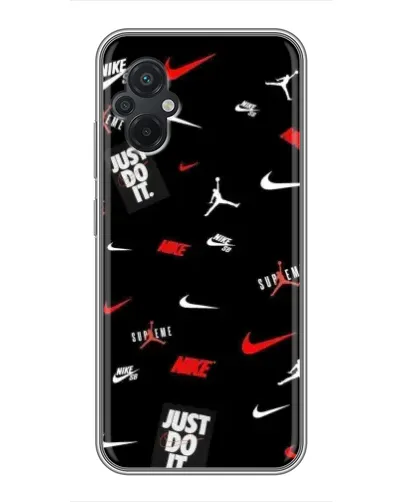 Чехол для Xiaomi POCO M5 с картинкой «Nike Mix Pattern» Чехол для Xiaomi POCO M5 с картинкой «Nike Mix Pattern»