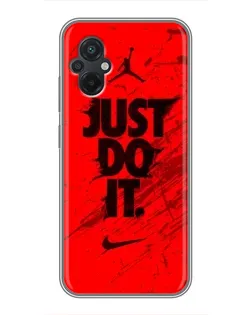 Чохол для Xiaomi POCO M5 з картинкою «Nike Just Do It» Чохол для Xiaomi POCO M5 з картинкою «Nike Just Do It»