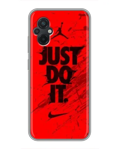 Чехол для Xiaomi POCO M5 с картинкой «Nike Just Do It» Чехол для Xiaomi POCO M5 с картинкой «Nike Just Do It»
