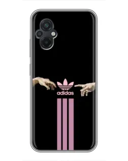 Чехол для Xiaomi POCO M5 с картинкой «Adidas Hands»